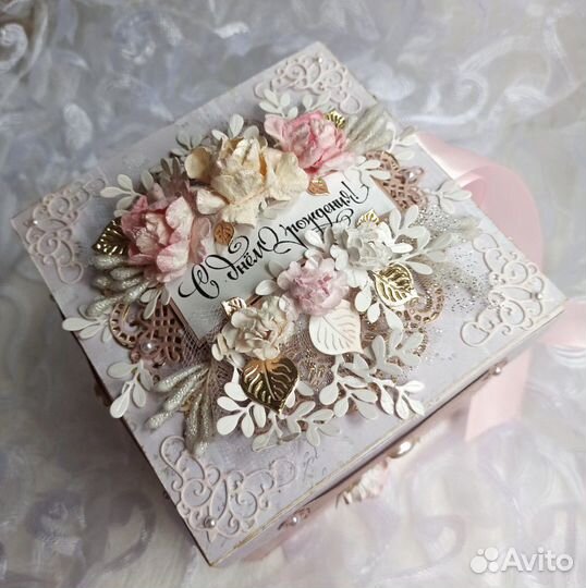 Коробочка для денег на свадьбу, подарок маме, на д