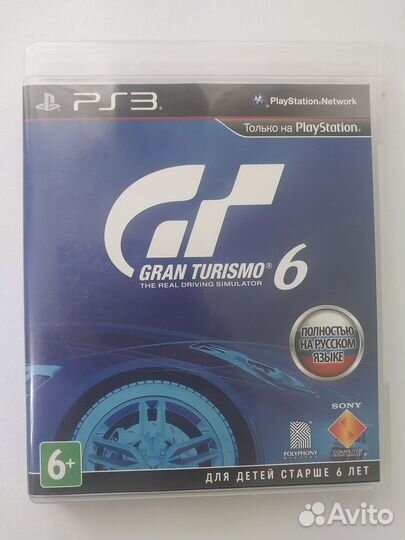 Игра PS3 gran turismo 6