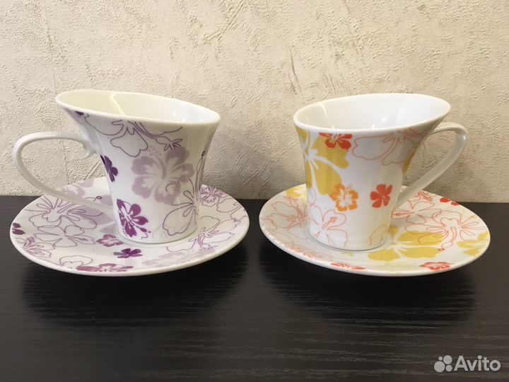 Кофейный сервиз и вазочки Икея