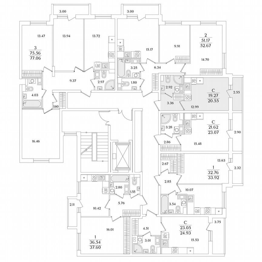 Квартира-студия, 20,6 м², 8/9 эт.