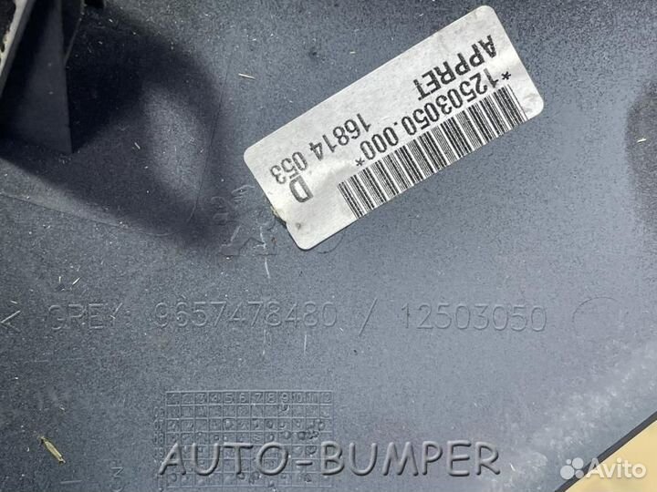 Peugeot 308 2007- Накладка зеркала правого