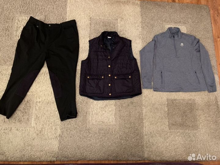 Лонгслив жилет для верховой езды бриджи XL-2xl