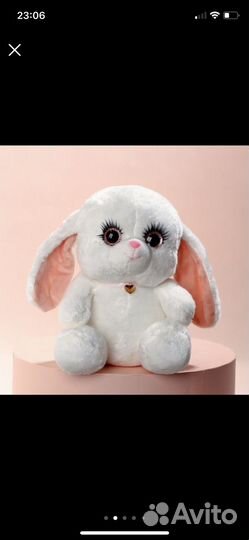 Зайчик новая мягкая игрушка