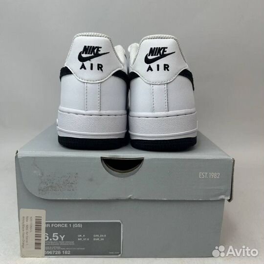 Nike air force 1 low white black оригинал
