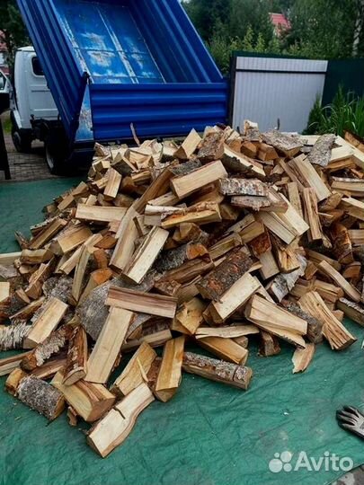 Дрова березовые. Колотые