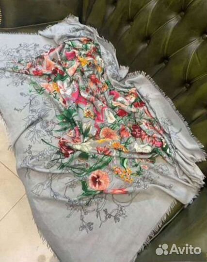 Платок теплый 120см kenzo италия