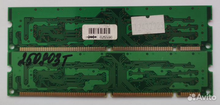 256mb dimm sdram PC133 Hynix (2x128mb) для пк