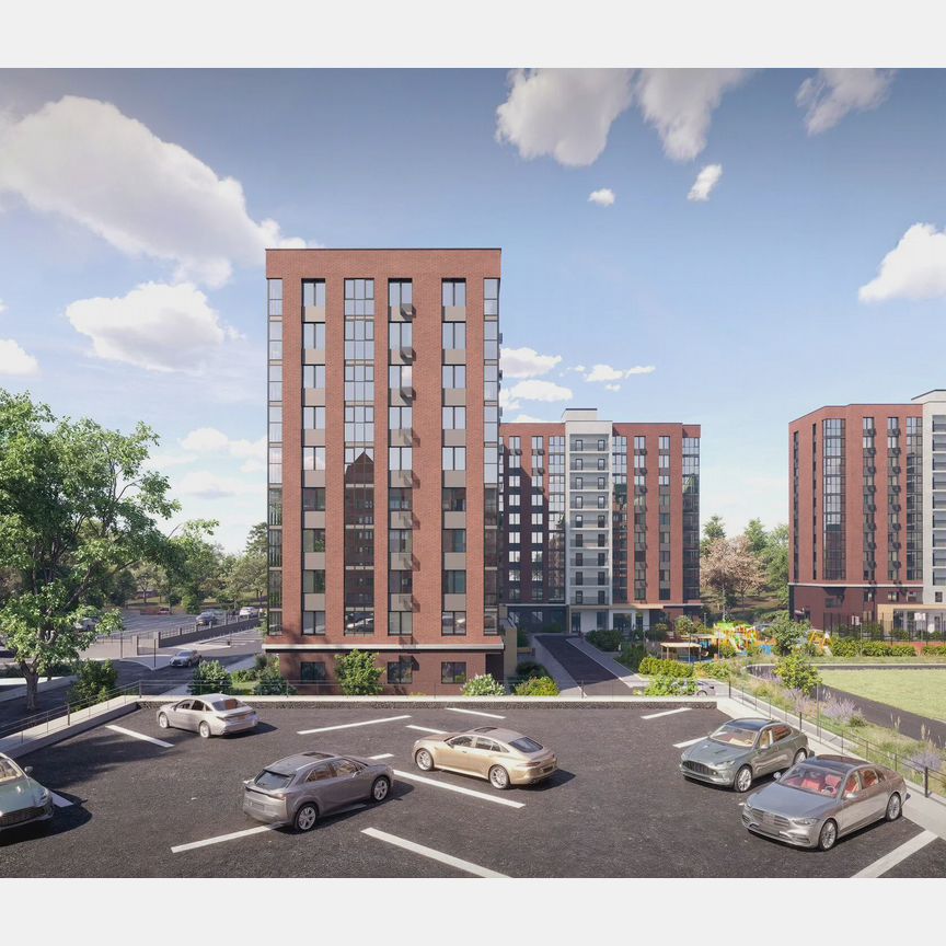 2-к. квартира, 55,6 м², 4/10 эт.