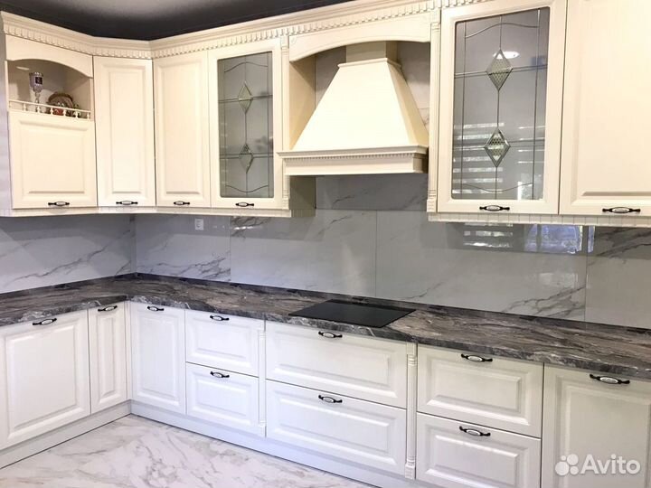 Кухонный гарнитур эмаль / патина