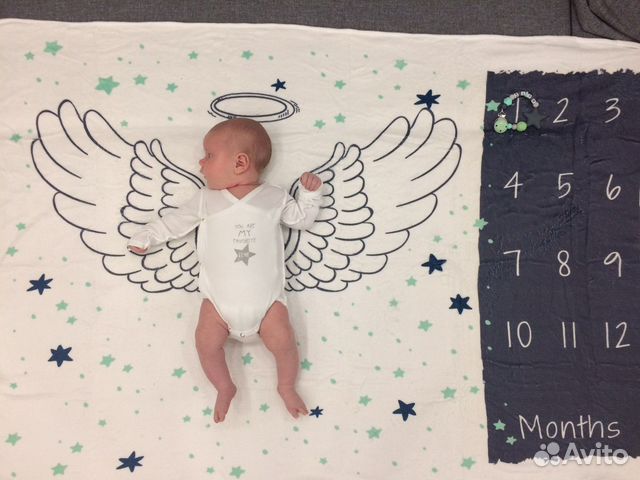 Фотоплед (для фотосессии) с рождения до года