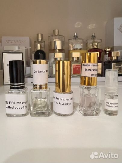 Духи отливанты amouage baccarat 540 diptique