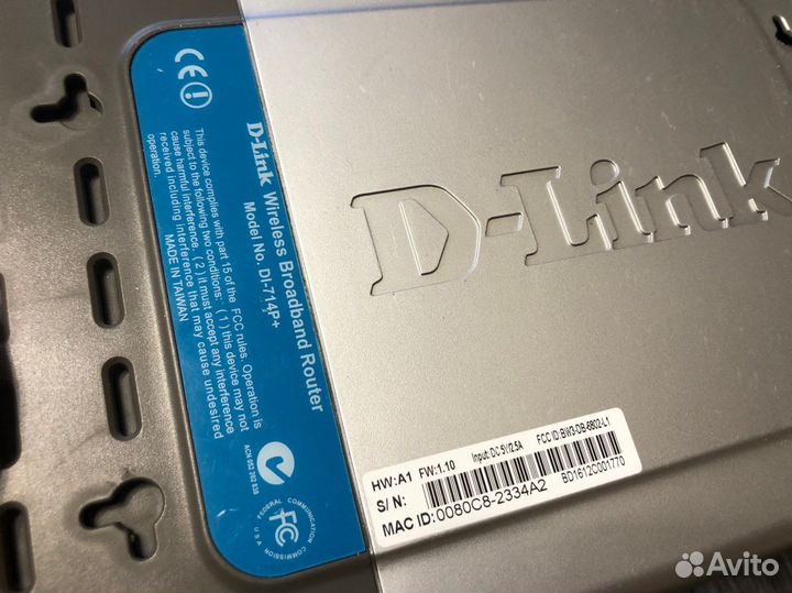 Роутер D- link dl 714