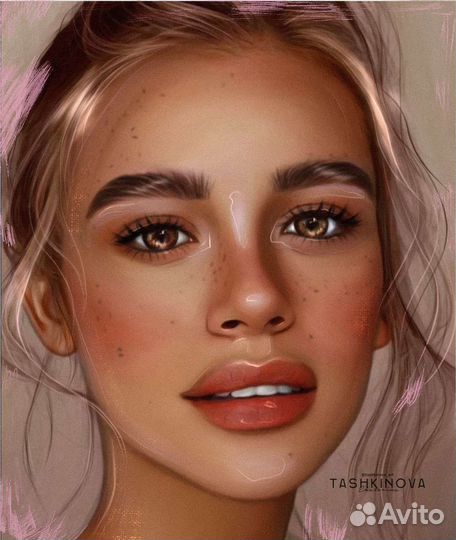 Портрет по фото, рисунок, арт