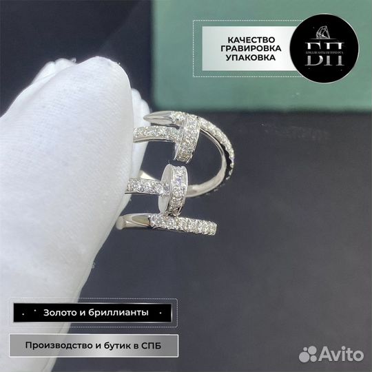 Серьги Cartier из золота с бриллиантами 0,52ct