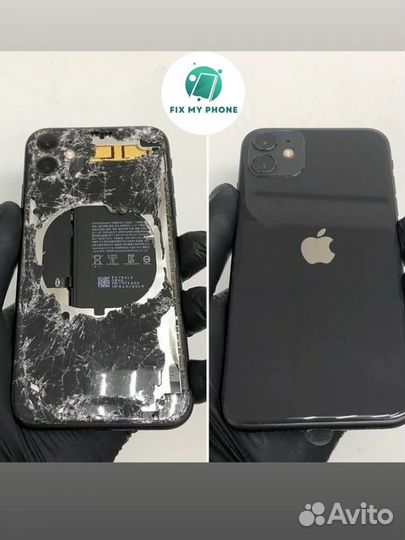 Замена задней крышки iPhone с Гарантией