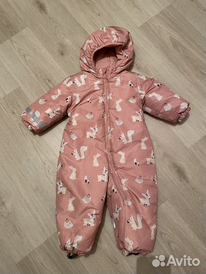 Зимний комбинезон для девочки 80 baby go