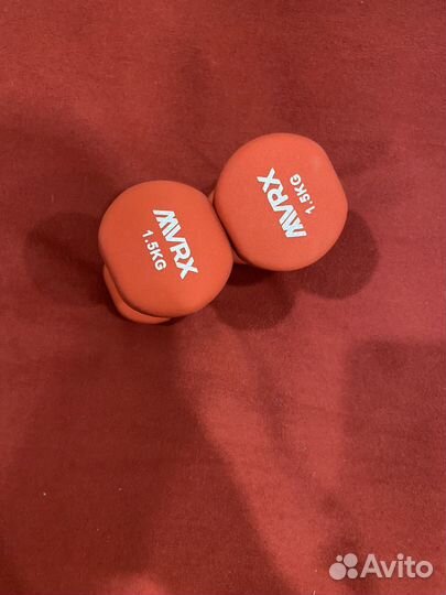 Гиря 8 + 2 гантели прорезиненные по 1,5