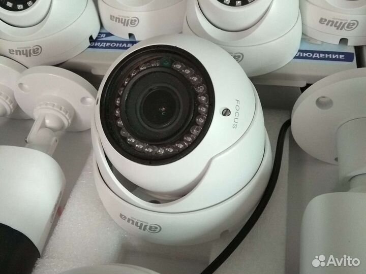 Комплект видеонаблюдения 20 камер IP/CVI microphon