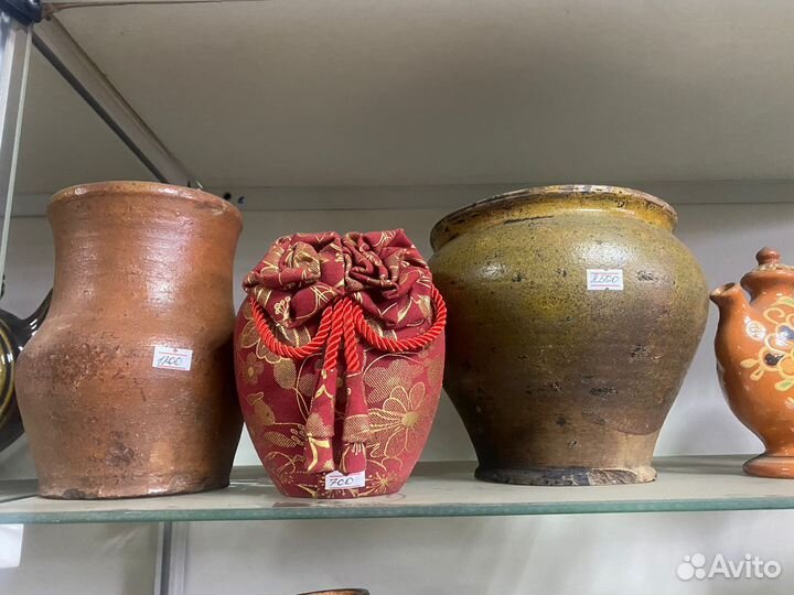Горшок керамический / Антикварная лавка