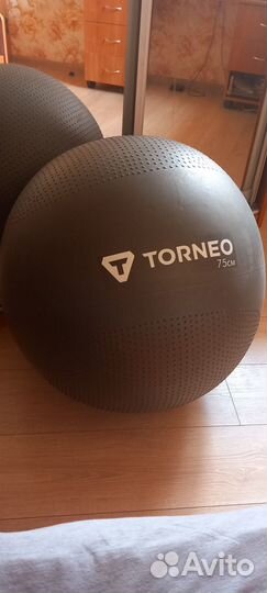 Мяч гимнастический 75 см, torneo