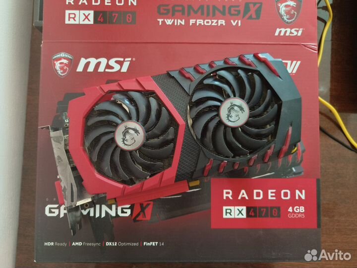 Видеокарта MSI rx 470 4gb
