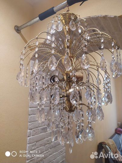 Хрустальная люстра СССР