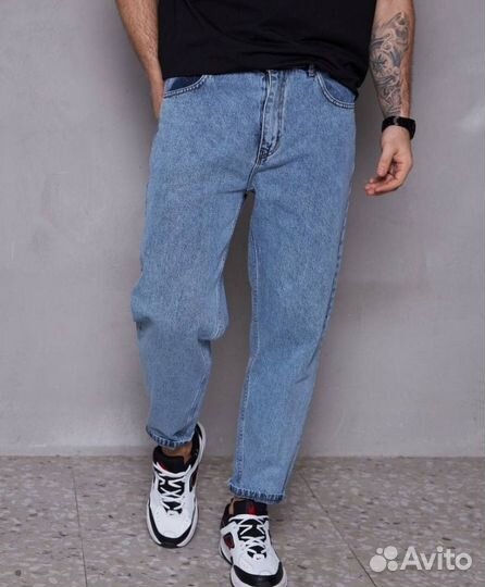 Джинсы мужские бананы