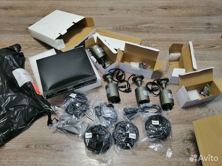 Комплект с регистратором и жестким диском