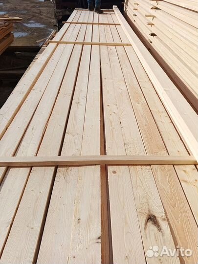 Доска обрезная 25х100 мм, 2 сорт