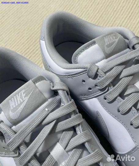 Кроссовки Nike Dunk Low Grey Fog Оригинал