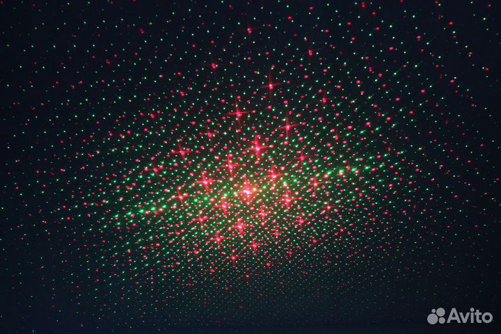 Лазерное шоу YX09, цвет зел., красный, auto/music