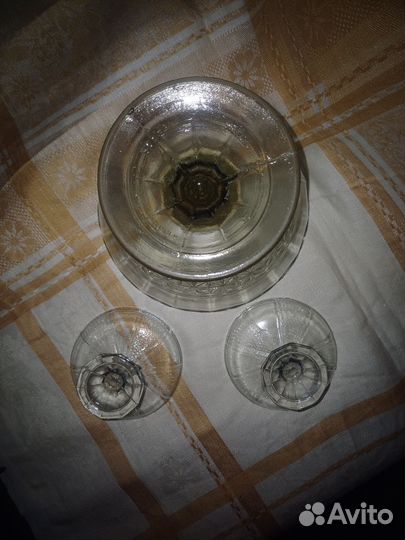 Ваза для фруктов на ножке СССР