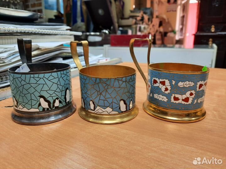 Подстаканник эмаль СССР