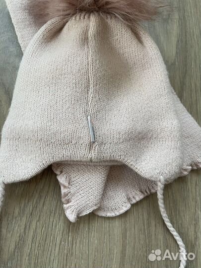 Комплект шапка и шарф для девочки