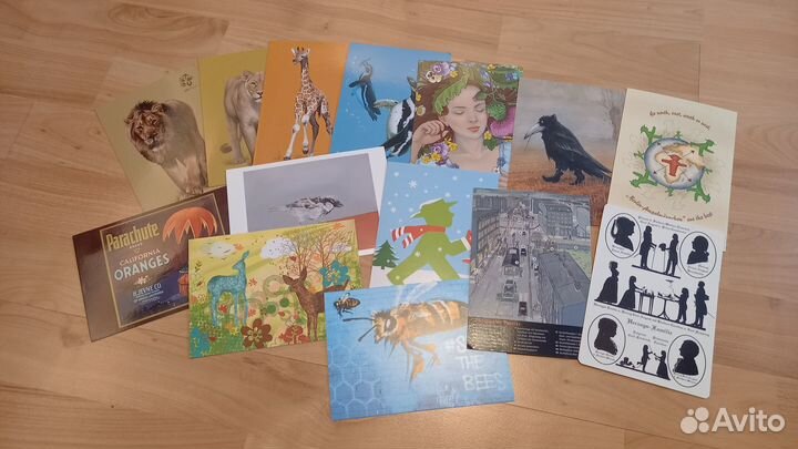 Открытки почтовые, Star wors, Ван Гог, иностранные