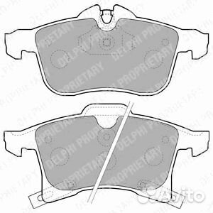 Колодки тормозные дисковые перед