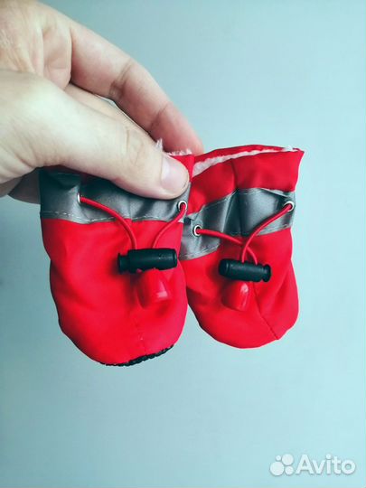 Ботинки зимние для собаки