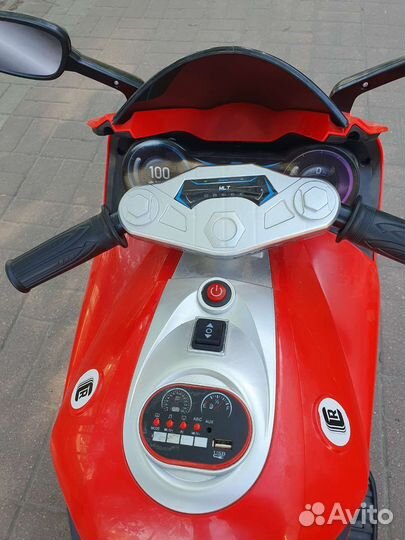 Детский мотоцикл на аккумуляторе бу