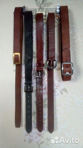 Брючные ремни из натуральной кожи