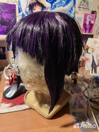 Фиолетовый парик Джиро мга