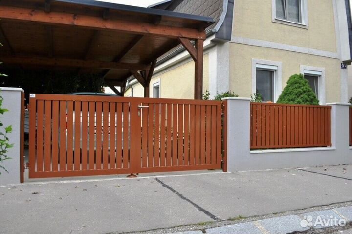 Забор металлический