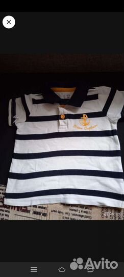 Летний костюм на мальчика 86