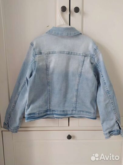 Джинсовая куртка hm 122 для девочки