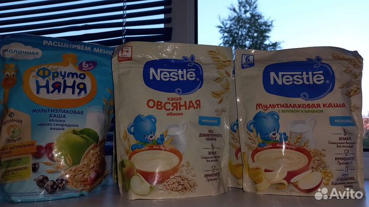 Детские каши молочные