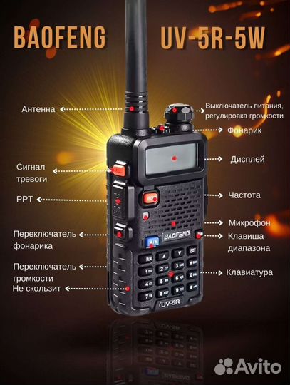 Рация baofeng uv 5r