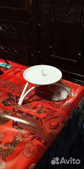 Подсвечник IKEA Олимп белый