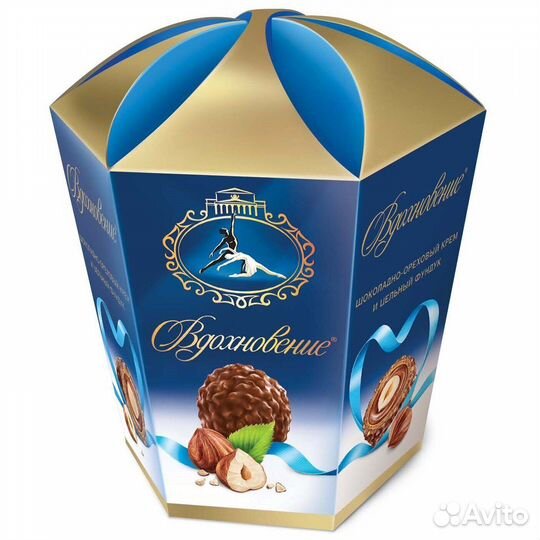 Конфеты Бабаевский Вдохновение шоколад орехи 150г