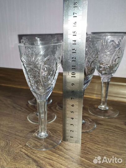 Фужеры хрустальные СССР