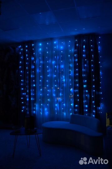 Гирлянда штора (занавес) светодиодная