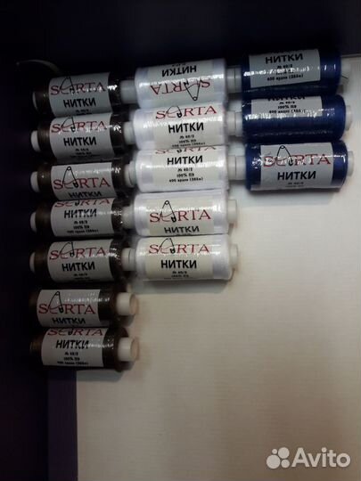 Нитки швейные
